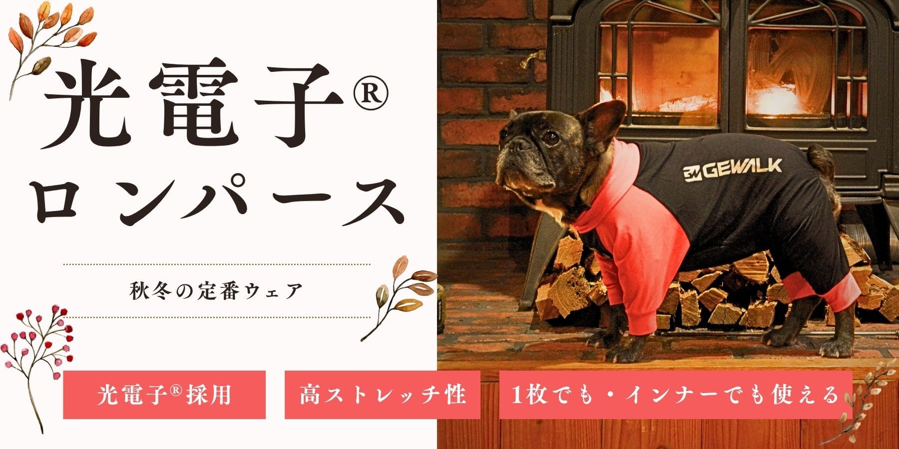 GEWALK光電子ロンパース