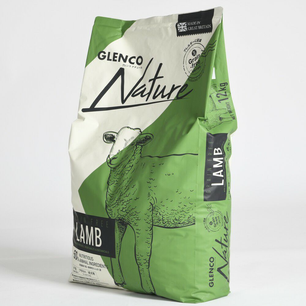GLENCO Nature サーモン 12kg グレンコナチュール グレインフリー アダルト中粒 12kg【チキン