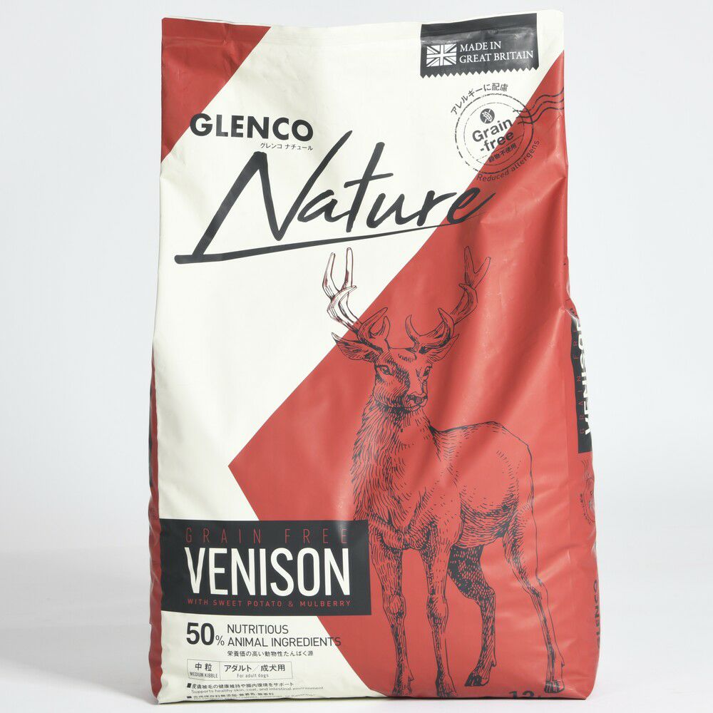 専用　GLENCO Nature サーモン 12kg ドッグフード グレンコナチュール グレインフリー アダルト中粒 12kg【チキン