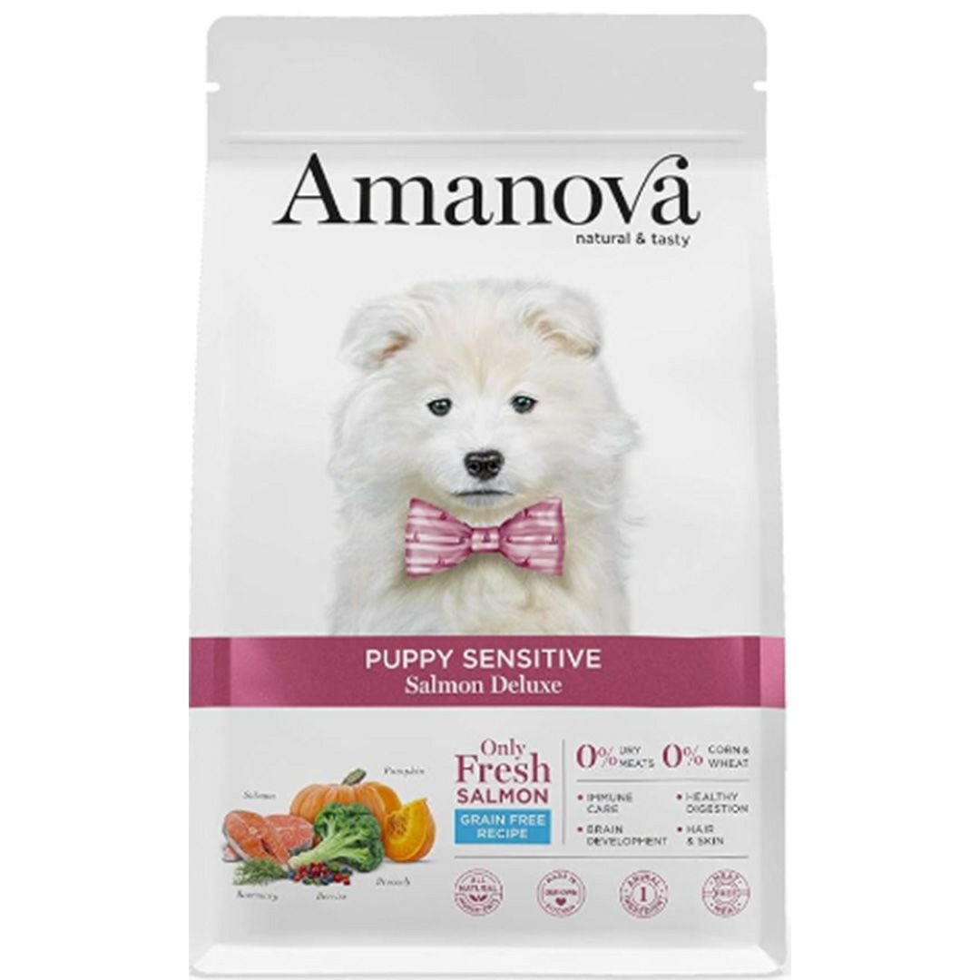LAM100 パピー センシティブ サーモン デラックス（子犬用・小粒・100g