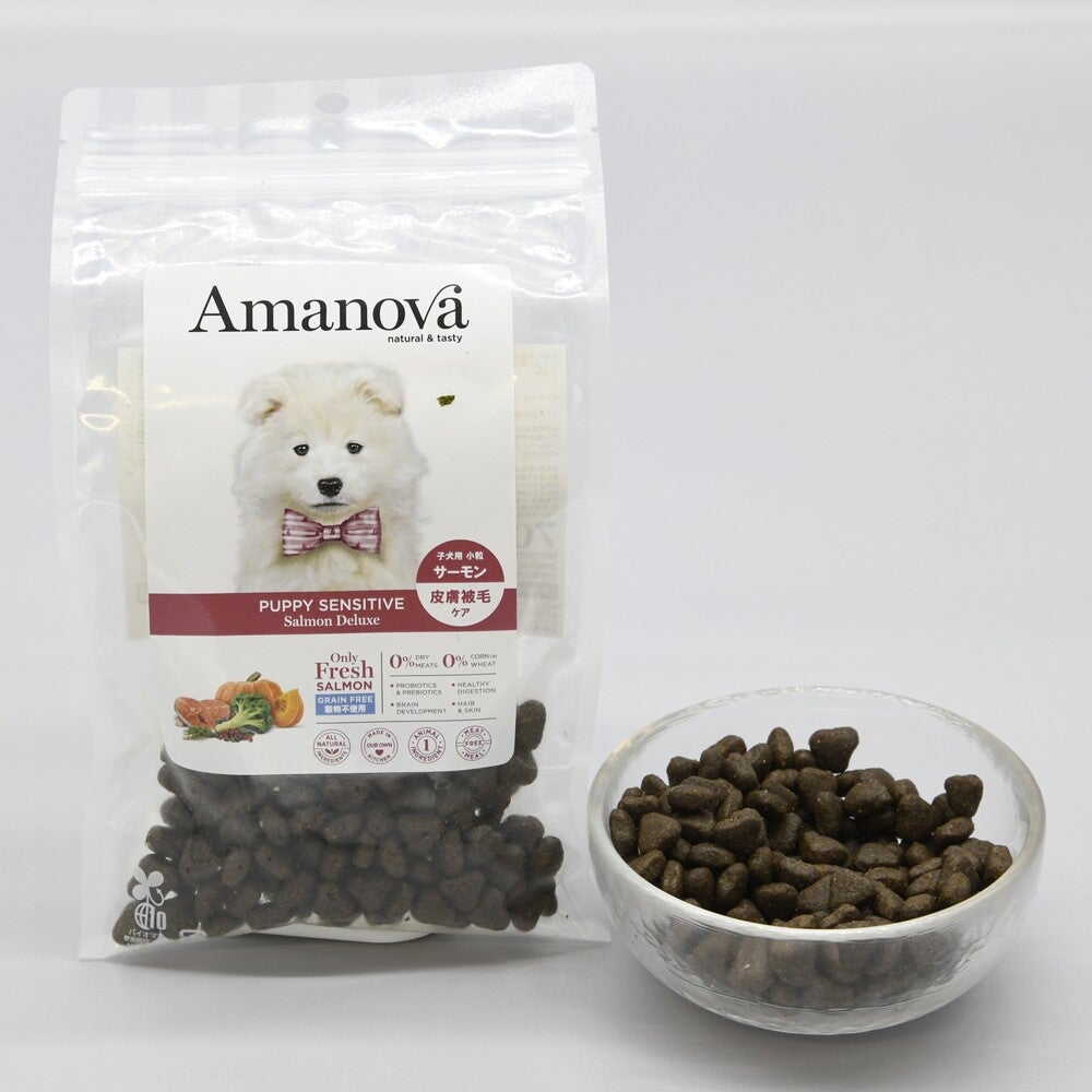 ドッグフード mama. LAM100 パピー センシティブ サーモン デラックス（子犬用・小粒・100g