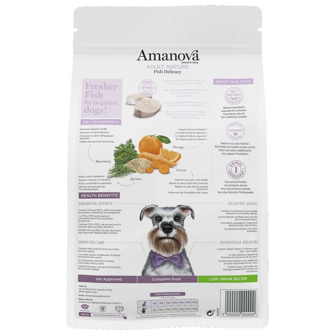 LAM172 マチュア フィッシュ デリカシー（シニア犬用・中粒・2kg/10kg