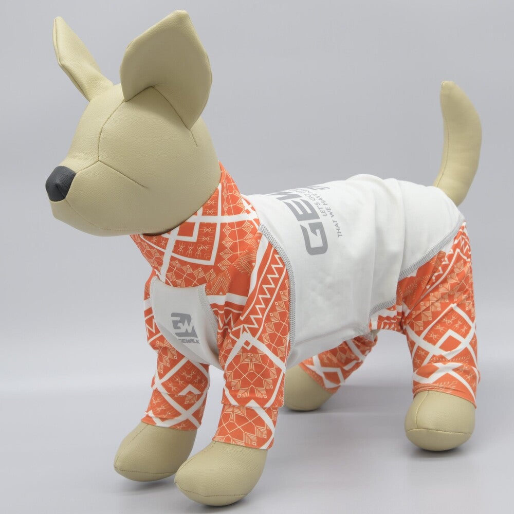 LGE550 中型犬用 ジオメ エスニック マイナス フリージング ロンパース